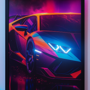 Canvas Neon frame